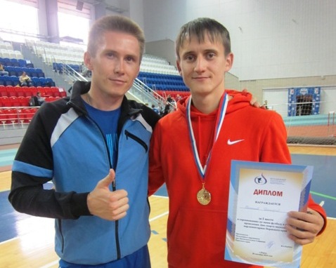 Участники соревнований Е.Жигалов и Д.Балашов